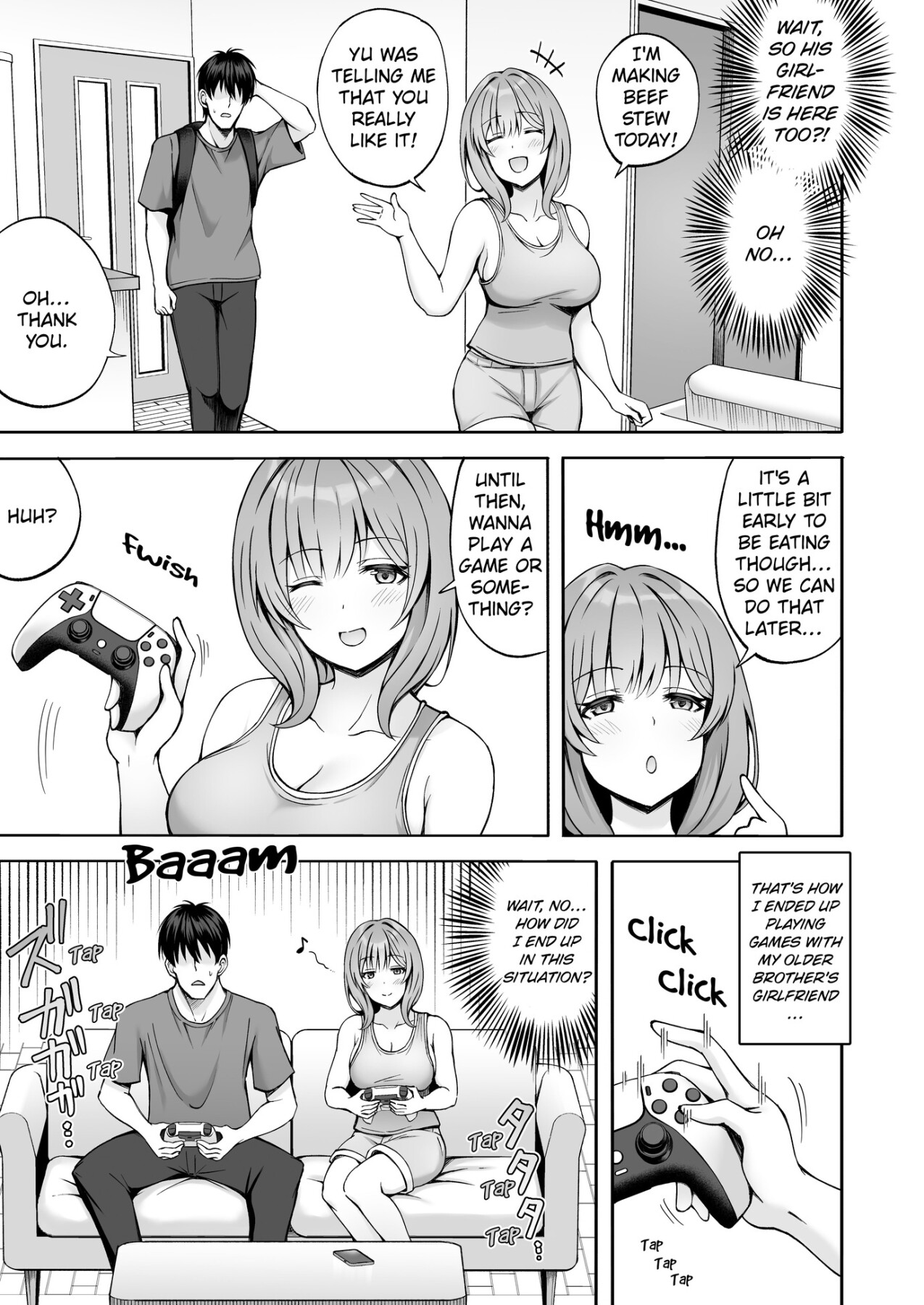 Hentai Manga Comic-My Brother's Girlfriend Seems Kind and Soothing, but Is Actually a Pervert-Read-4
